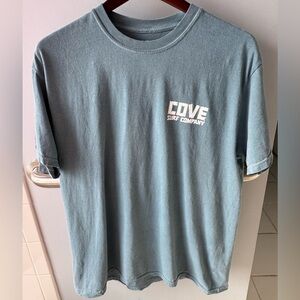 Cove Surf Co short- sleeve shirt, Blue, Size L
